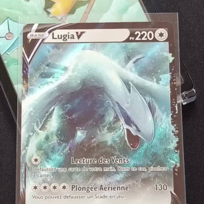 [DEV] Carte Pokémon - Lugia V 138/195 TBE - Tempête Argentée VF -